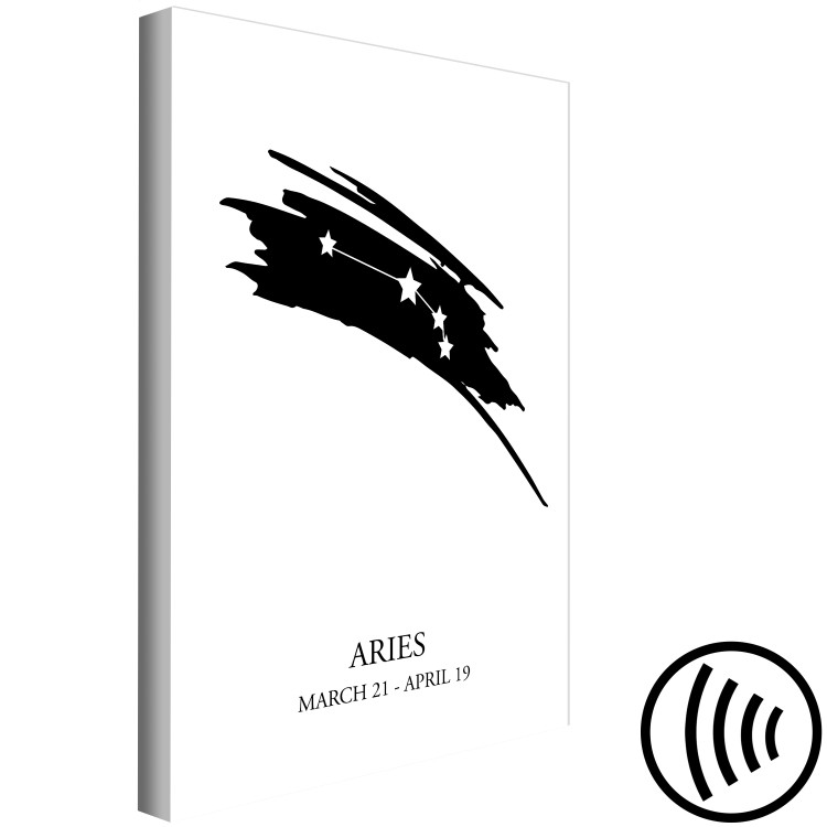 Canvas Aries - Minimalistic graphics with stars and dates 114820 additionalImage 6