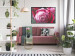 Poster Rose Geometry - composition with intense-colored rose petals 117220 additionalThumb 3