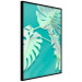 Wall Poster Mint Monstera - green monstera leaves on a mint-colored background 122620 additionalThumb 11