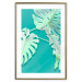 Wall Poster Mint Monstera - green monstera leaves on a mint-colored background 122620 additionalThumb 15