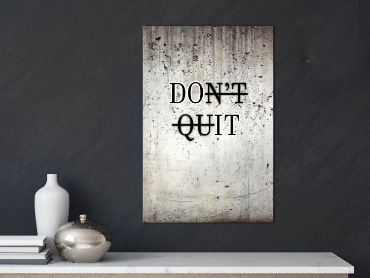Canvas Art of Message (1-part) - Motivational English Quote 122820 additionalImage 3