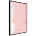 Wall Poster Let's Get Lost in Tropical Paradise - English text on a pink background 123220 additionalThumb 12