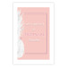 Wall Poster Let's Get Lost in Tropical Paradise - English text on a pink background 123220 additionalThumb 25