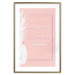 Wall Poster Let's Get Lost in Tropical Paradise - English text on a pink background 123220 additionalThumb 16