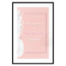 Wall Poster Let's Get Lost in Tropical Paradise - English text on a pink background 123220 additionalThumb 15