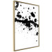 Poster Trace of Passion - black abstract spots and patterns on white background 123520 additionalThumb 12