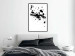 Poster Trace of Passion - black abstract spots and patterns on white background 123520 additionalThumb 4