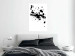 Poster Trace of Passion - black abstract spots and patterns on white background 123520 additionalThumb 4