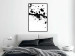 Poster Trace of Passion - black abstract spots and patterns on white background 123520 additionalThumb 5