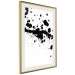Poster Trace of Passion - black abstract spots and patterns on white background 123520 additionalThumb 2