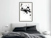 Poster Trace of Passion - black abstract spots and patterns on white background 123520 additionalThumb 22