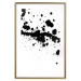 Poster Trace of Passion - black abstract spots and patterns on white background 123520 additionalThumb 14