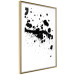 Poster Trace of Passion - black abstract spots and patterns on white background 123520 additionalThumb 6