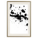 Poster Trace of Passion - black abstract spots and patterns on white background 123520 additionalThumb 19
