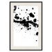 Poster Trace of Passion - black abstract spots and patterns on white background 123520 additionalThumb 18