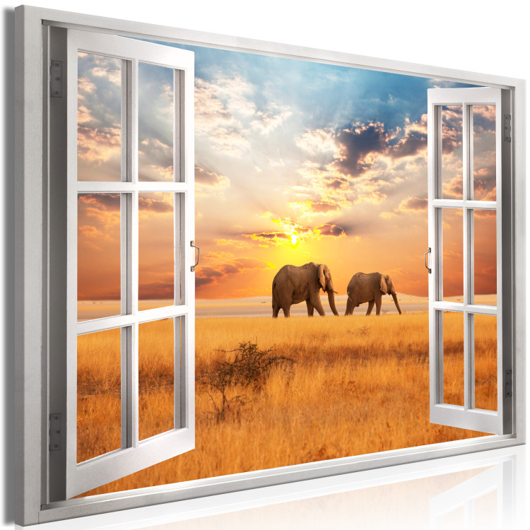 Canvas Print Evening in Congo (1 Part) Wide 125020 additionalImage 2