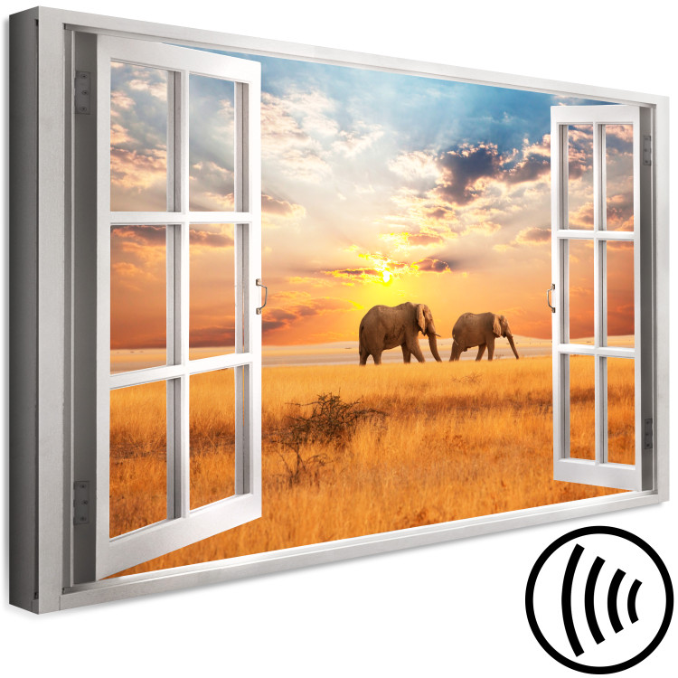 Canvas Print Evening in Congo (1 Part) Wide 125020 additionalImage 6