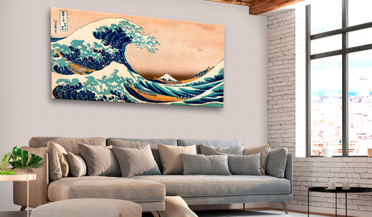 Large canvas print The Great Wave off Kanagawa II [Large Format] 128620 additionalImage 6