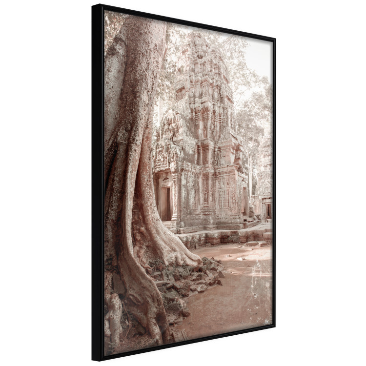 Wall Poster Angkor Ruins - landscape of architecture and nature in brown tones 129720 additionalImage 13