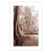 Wall Poster Angkor Ruins - landscape of architecture and nature in brown tones 129720 additionalThumb 25