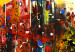 Canvas Print Colorful Journey (1-piece) Vertical - colorful abstraction of a city 130420 additionalThumb 5