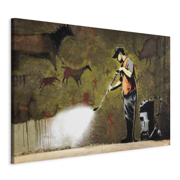 Canvas Cave Painting by Banksy 132420 additionalImage 2