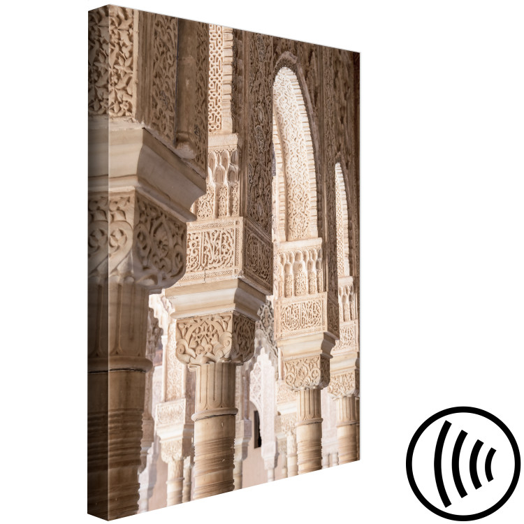 Canvas Print Lace Columns (1-piece) Vertical - urban architecture of Morocco 134720 additionalImage 6