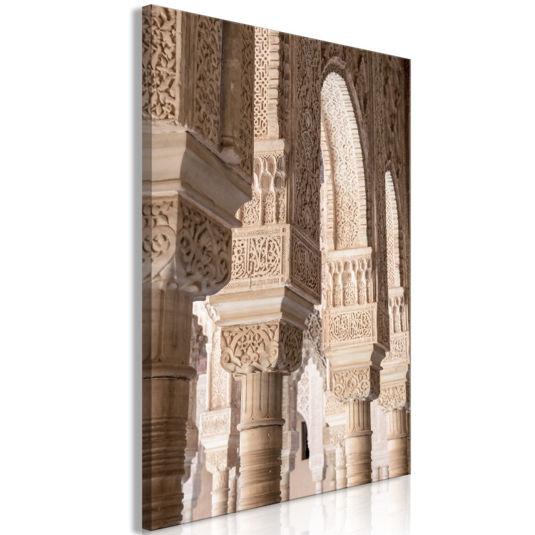 Canvas Print Lace Columns (1-piece) Vertical - urban architecture of Morocco 134720 additionalImage 2
