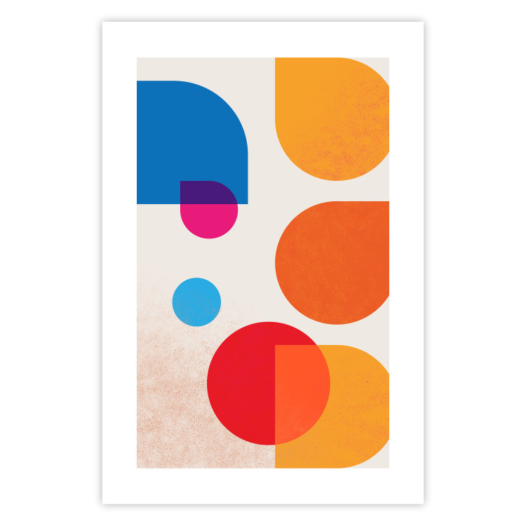 Poster Colorful Harmony - colorful geometric figures in an abstract motif 135620 additionalImage 13
