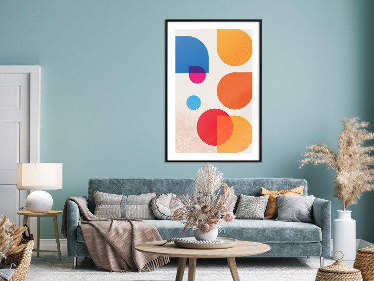Poster Colorful Harmony - colorful geometric figures in an abstract motif 135620 additionalImage 11