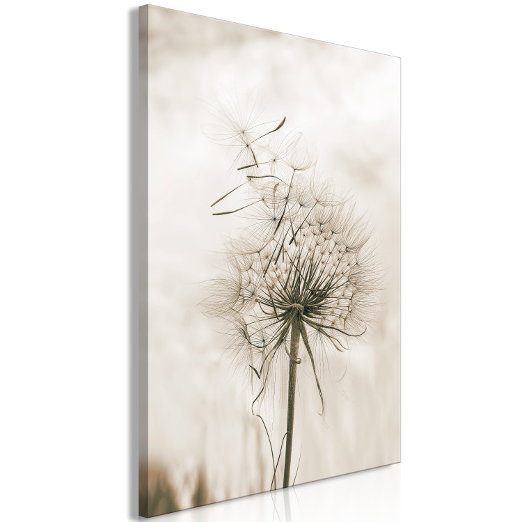 Canvas Gentle Breeze (1-piece) Vertical - dandelion in boho motif 135820 additionalImage 2