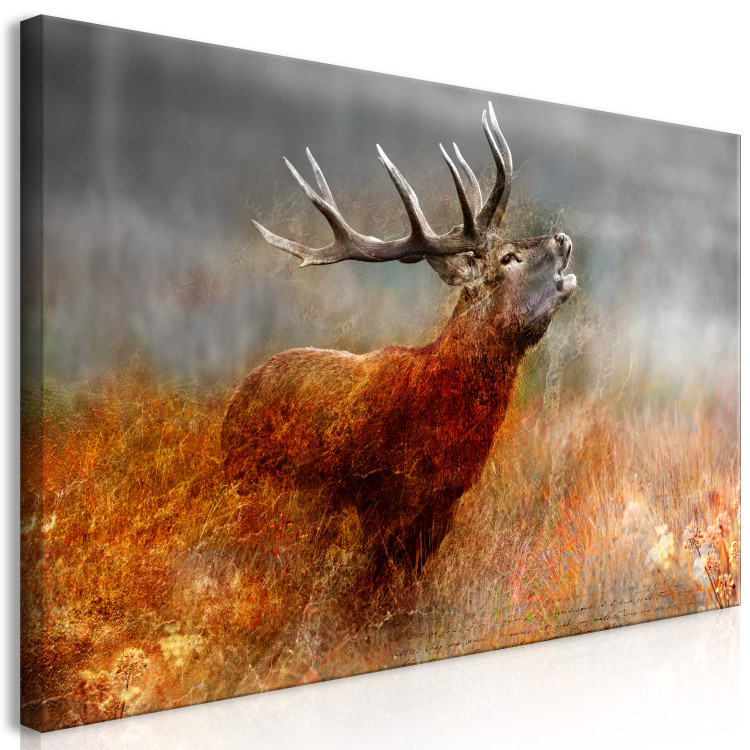 Large canvas print Roaring Deer II [Large Format] 137620 additionalImage 3