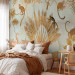 Wall Mural Jungle in gold - graphics with exotic animals and plants 138820 additionalThumb 2