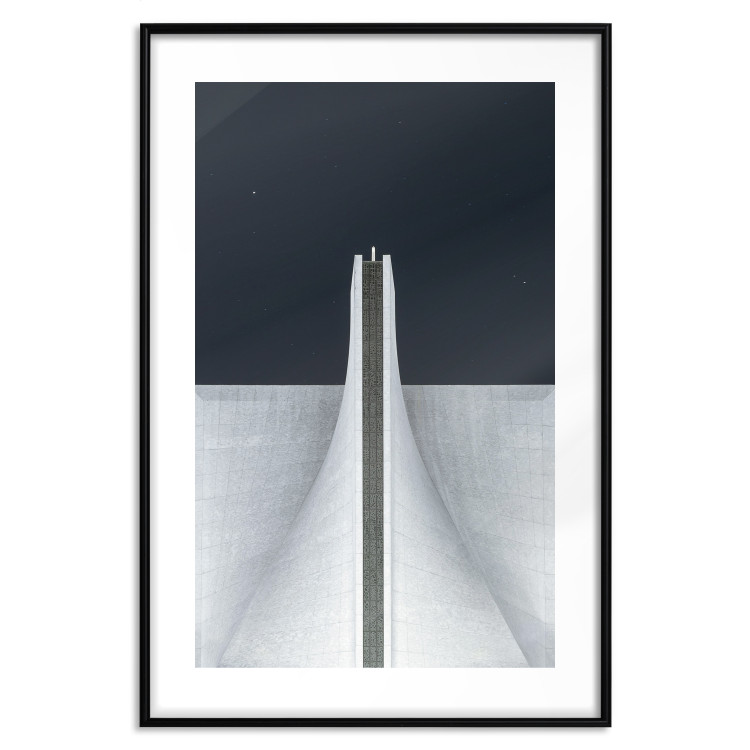 Wall Poster Original Architecture - abstract white structure in space 141220 additionalImage 14