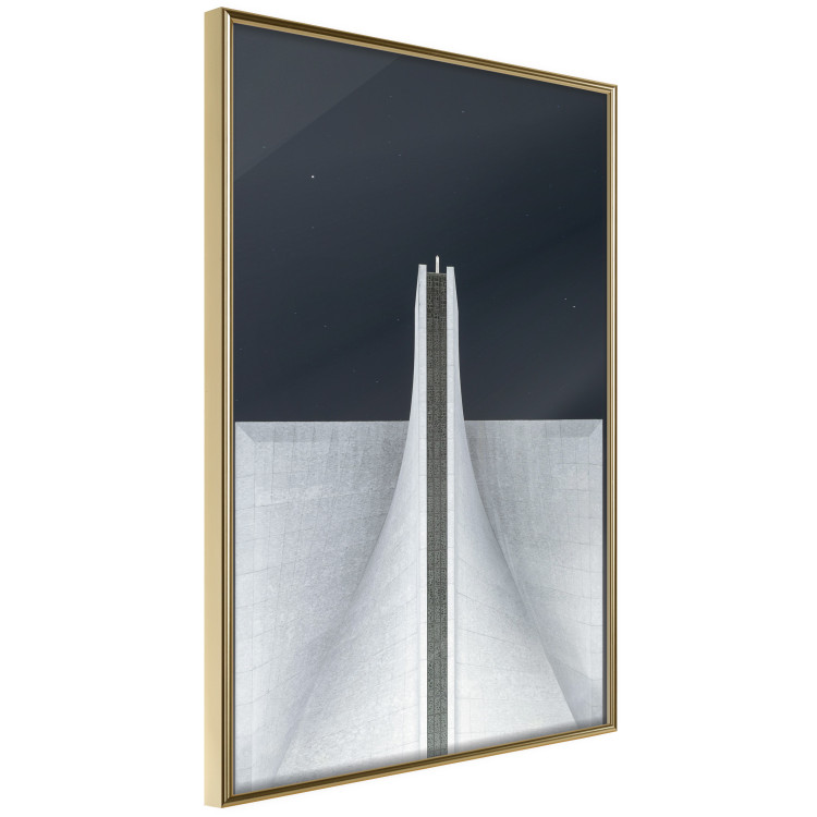 Wall Poster Original Architecture - abstract white structure in space 141220 additionalImage 11