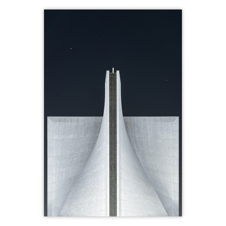 Wall Poster Original Architecture - abstract white structure in space 141220