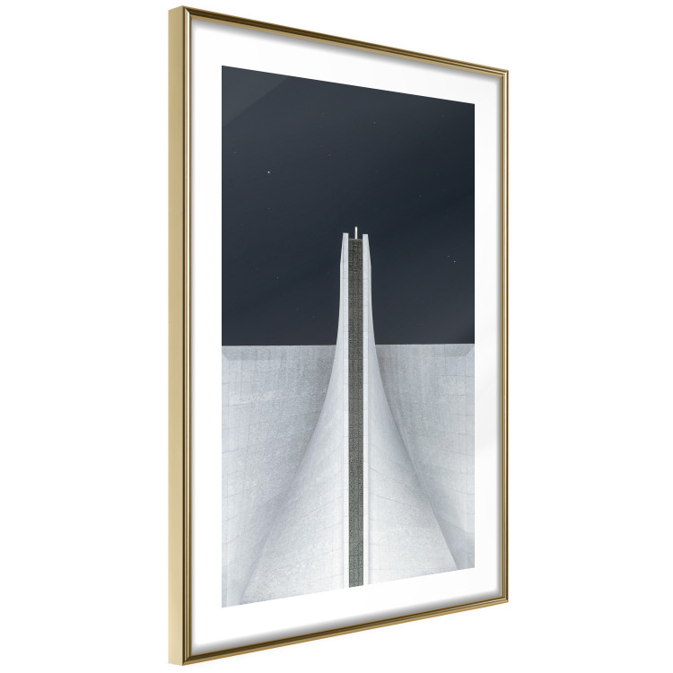 Wall Poster Original Architecture - abstract white structure in space 141220 additionalImage 5