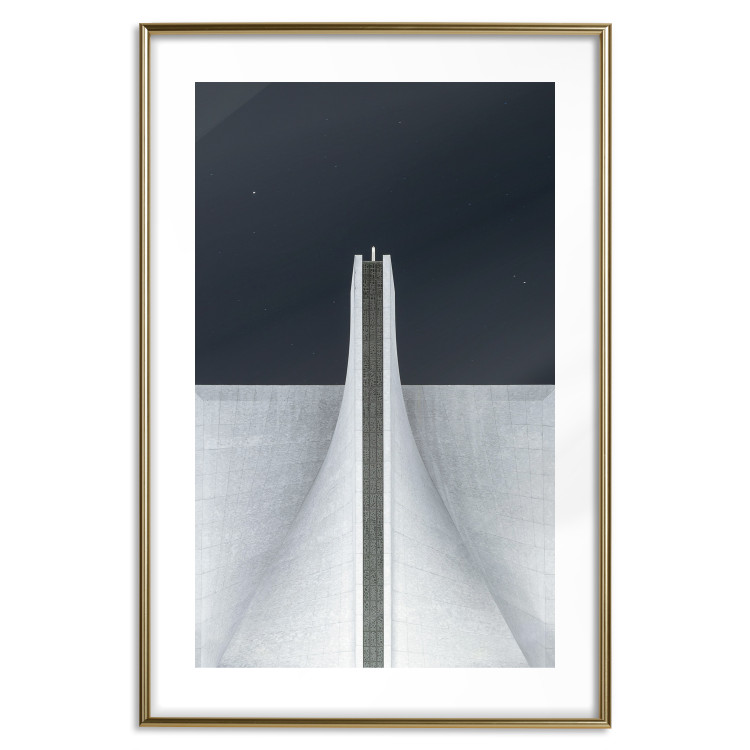 Wall Poster Original Architecture - abstract white structure in space 141220 additionalImage 13