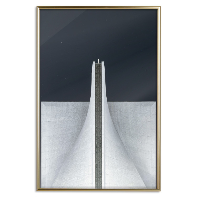 Wall Poster Original Architecture - abstract white structure in space 141220 additionalImage 15
