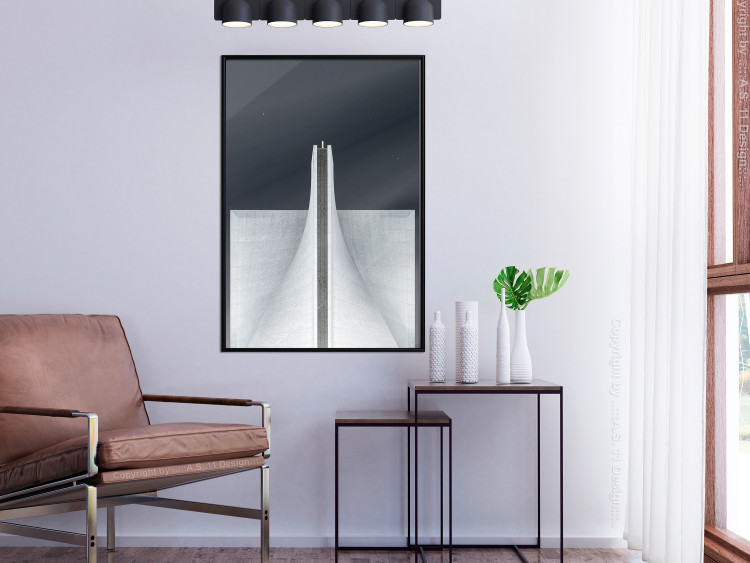 Wall Poster Original Architecture - abstract white structure in space 141220 additionalImage 4
