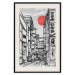 Wall Poster Street in Japan - Asian Style Black and White City Architecture 145520 additionalThumb 25