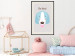 Wall Poster Be Kind - Blue Cheerful Dog and Motivational Slogan for Children 146620 additionalThumb 16
