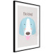 Wall Poster Be Kind - Blue Cheerful Dog and Motivational Slogan for Children 146620 additionalThumb 13