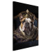 Canvas AI Dog English Bulldog - Animal Fantasy Portrait Wearing a Crown - Vertical 150120 additionalThumb 2