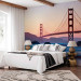 Photo Wallpaper Bridge in San Francisco - Famous Golden Gate Bridge Shown at Dusk 151020 additionalThumb 2