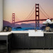 Photo Wallpaper Bridge in San Francisco - Famous Golden Gate Bridge Shown at Dusk 151020 additionalThumb 6