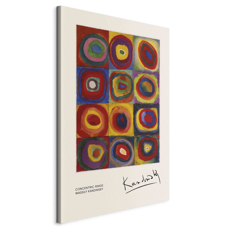 Canvas Print Color Study - Kandinsky’s Squares With Concentric Circles 151520 additionalImage 2