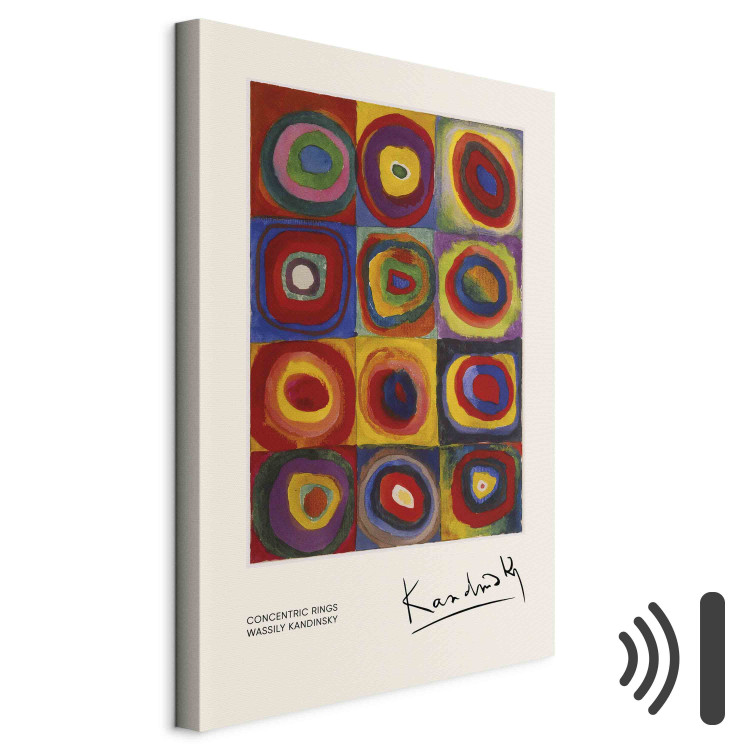 Canvas Print Color Study - Kandinsky’s Squares With Concentric Circles 151520 additionalImage 8