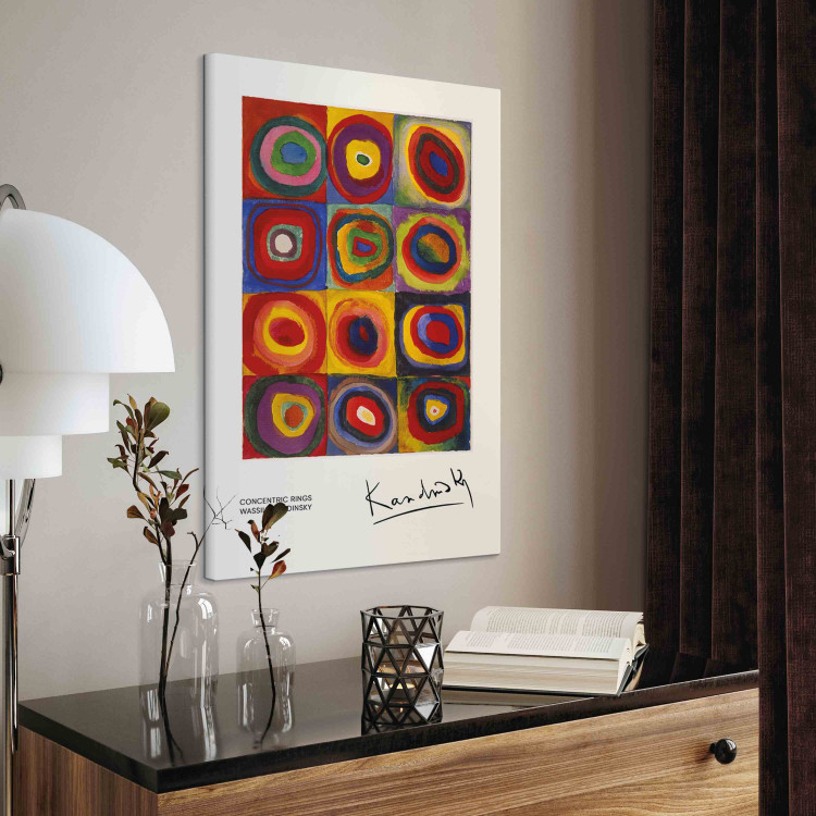 Canvas Print Color Study - Kandinsky’s Squares With Concentric Circles 151520 additionalImage 11