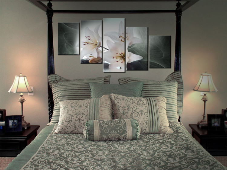 Canvas Print Chilly lilies 55620 additionalImage 3
